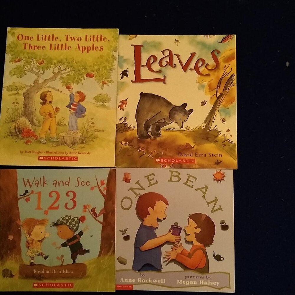 One Bean + Walk & See 1 2 3 + Leaves + One Little, Two Little, Three Apples New